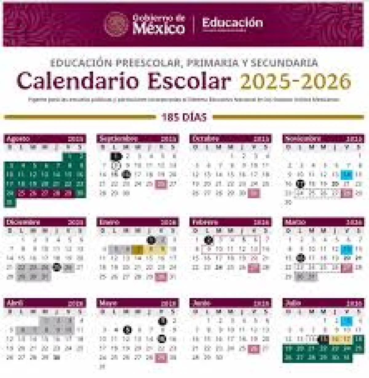 SEP confirma megapuente por Día de Muertos en el ciclo escolar 2025-2026
