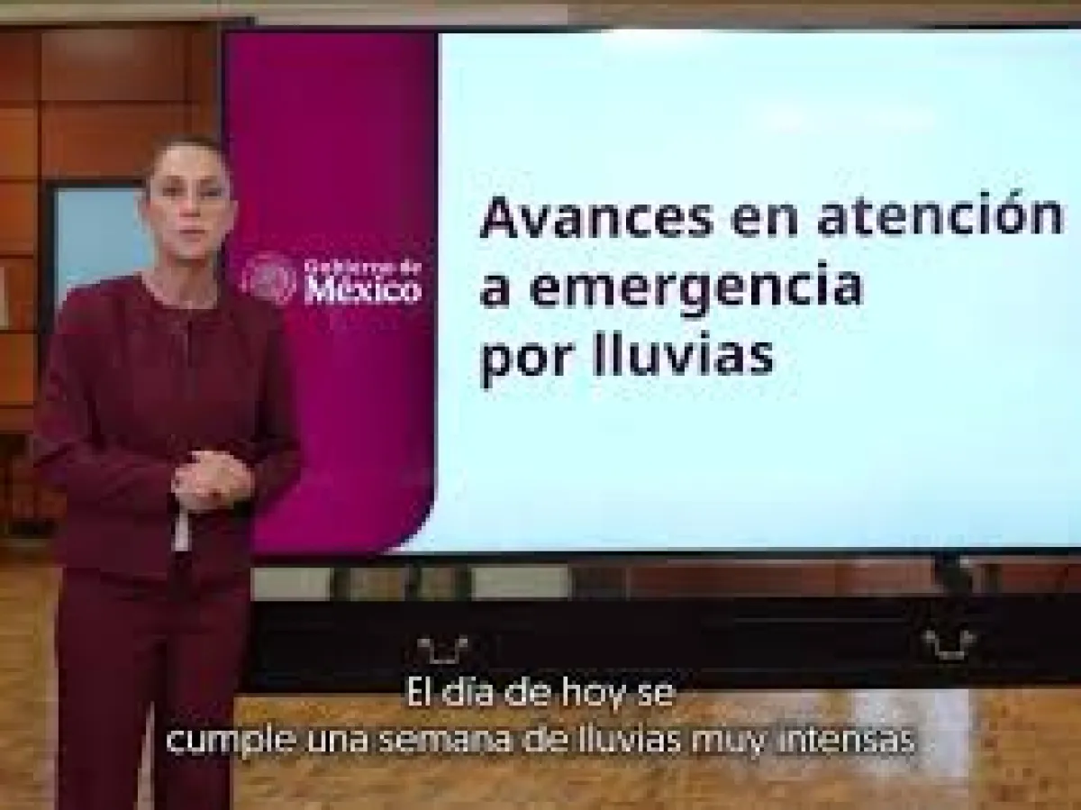 Gobierno federal informa avances tras afectaciones por lluvias en cinco estados