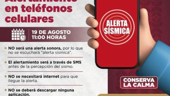 Alerta sísmica en celulares: ¿en qué consiste la prueba, fecha y hora?