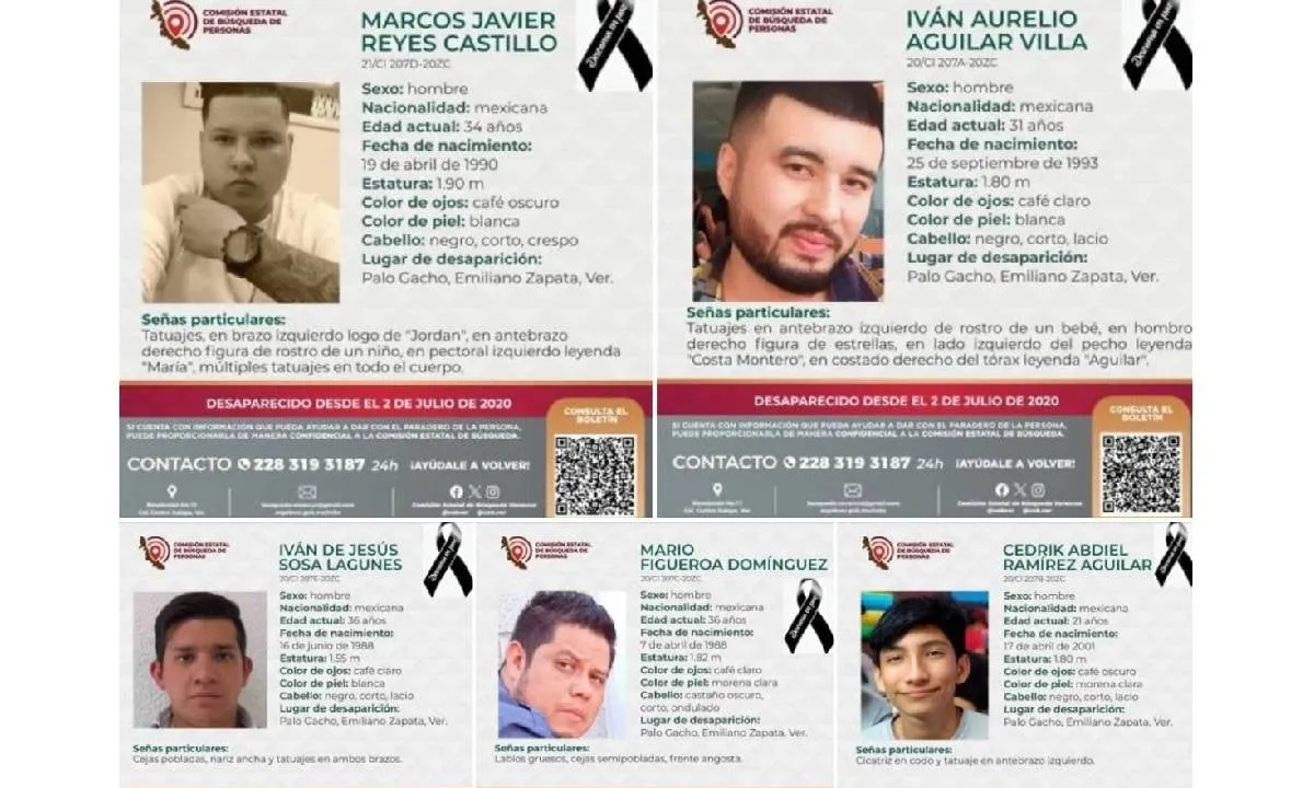 Hallan sin vida a cinco jóvenes privados de la libertad en bar de Veracruz, en 2020
