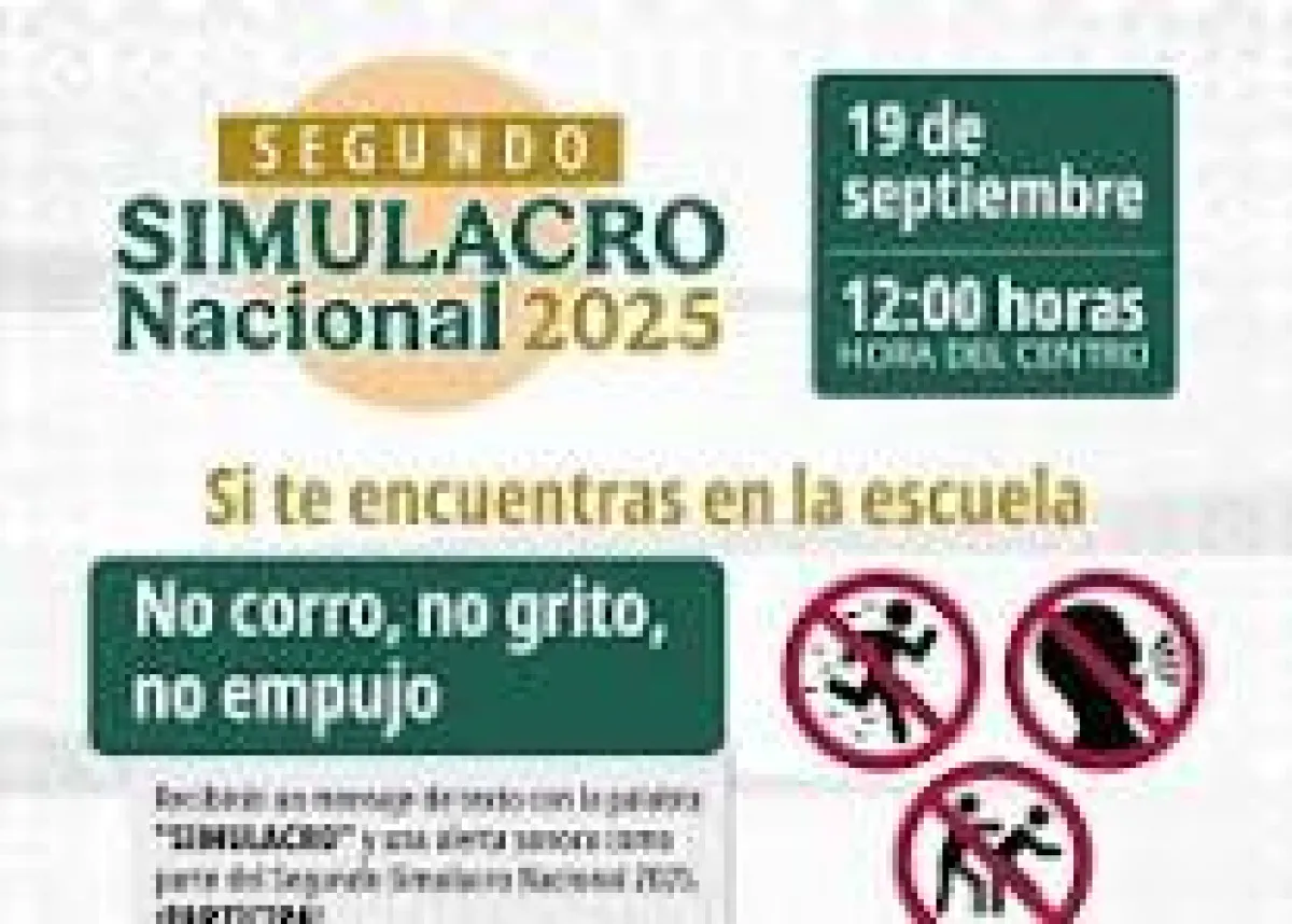 Simulacro Nacional 2025 en México