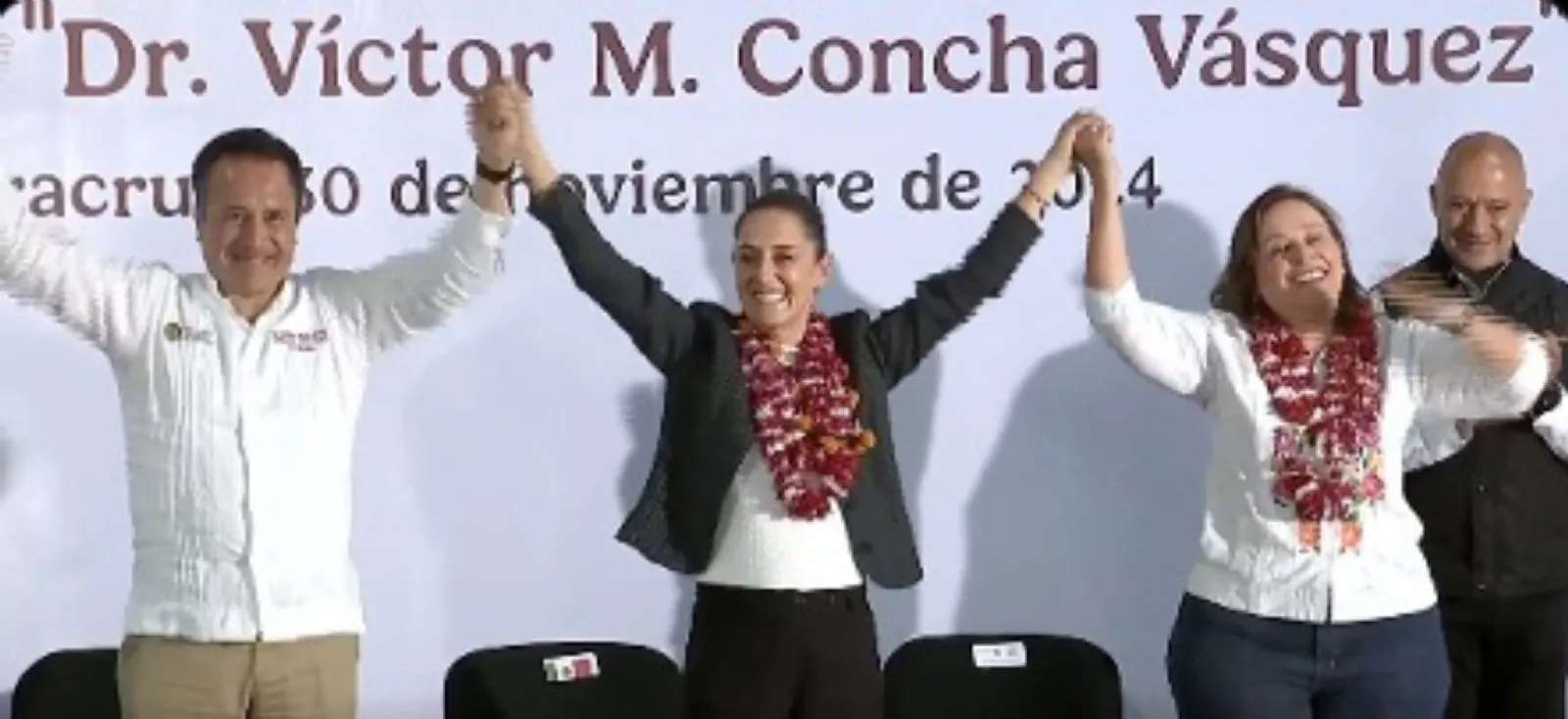 Sheinbaum incluye a Cuitláhuac García al gobierno federal (Video)