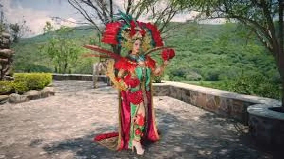 “Xochiquetzal”, el traje típico con el que México brillará en Miss Universo 2025