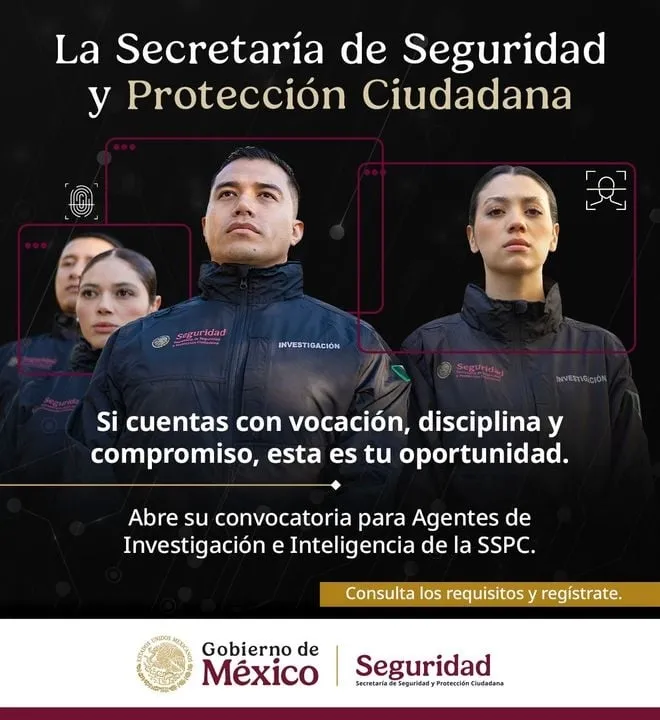 SSPC lanza convocatoria para agentes de Investigación e Inteligencia