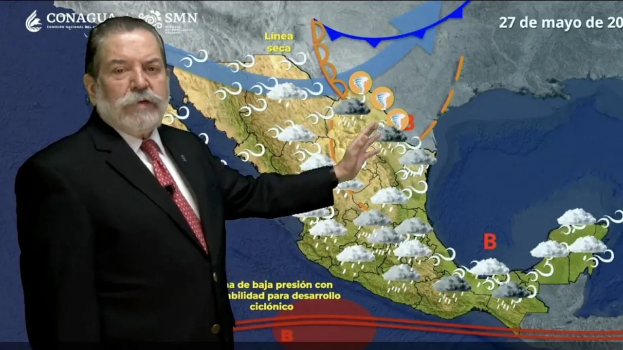 Llega otro frente frío fuera de temporada; lluvias fuertes el martes en 17 estados